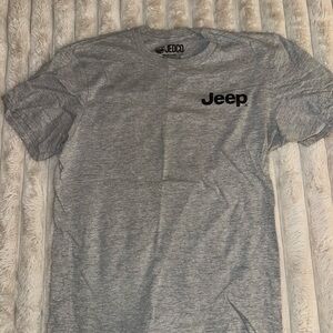 Jeep Heather Gray Short Sleeve Tee